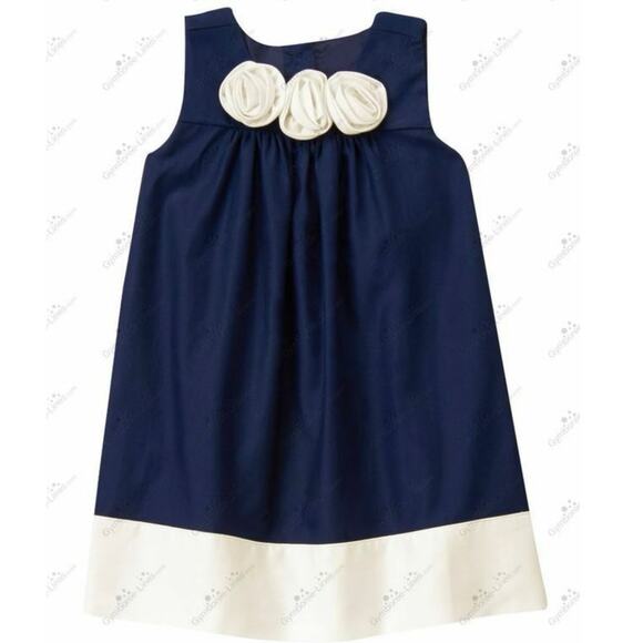 Gymboree Marina Party Colorblock Rosette Dress - 3T - Picture 1 of 5